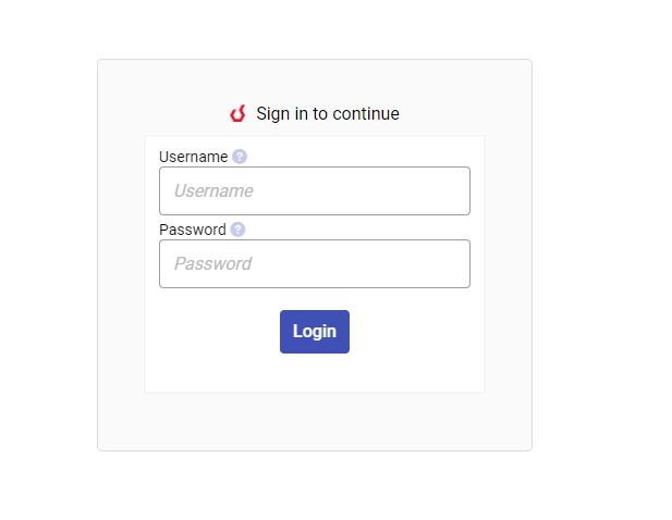 Login Screen